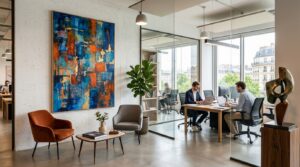 Location d’art pour bureau à Amiens