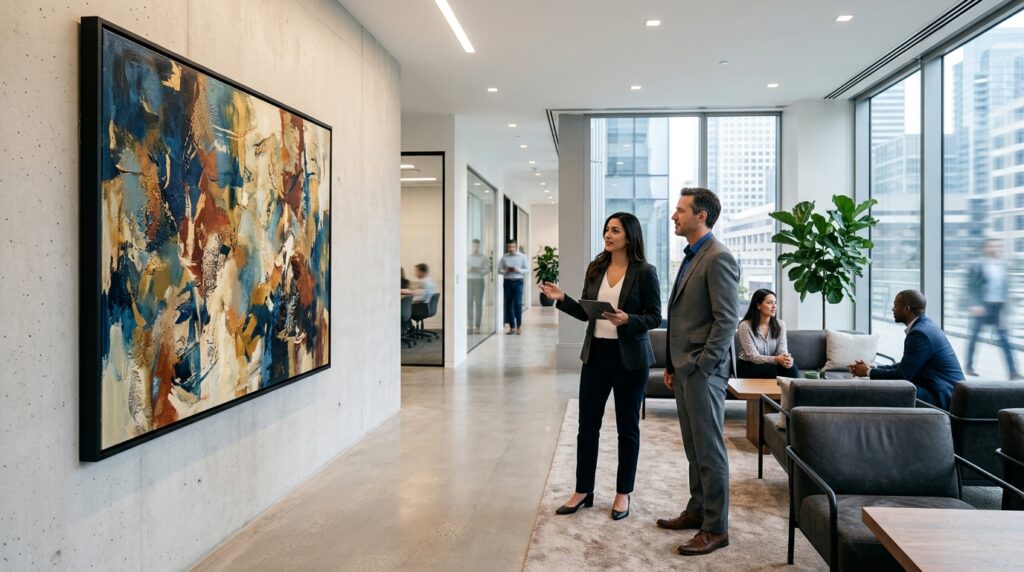 Location d’art pour bureau à Montréal